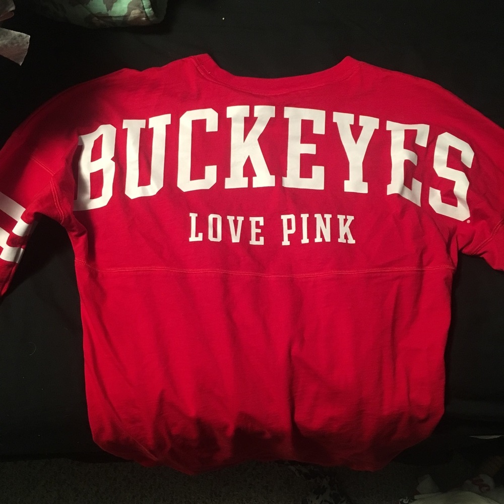 PINK Ohio State Long Sleeve T